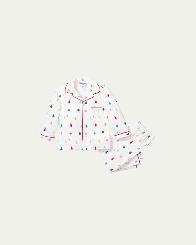 Kid's Merry Trees 2-Piece Pajama Set, Size 6M-14
